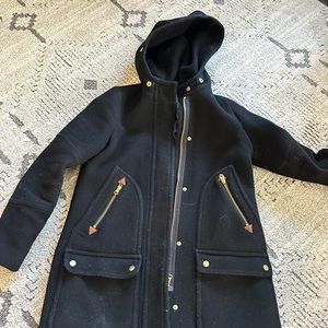 J Crew Chateau Parka Gray Hooded Stadium Cloth
Italian Wool Nello Gori Sz 4